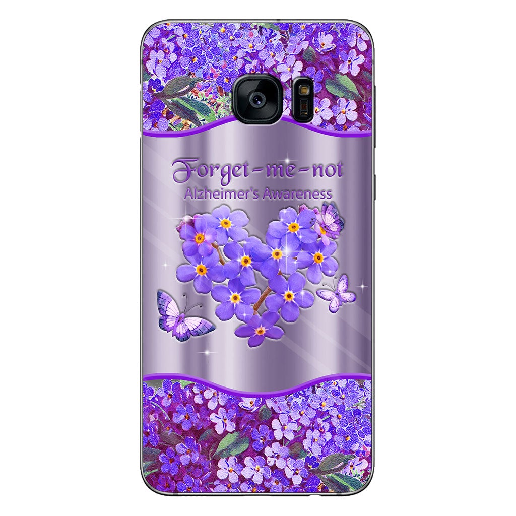 Forget-me-not - Alzheimer Awareness Personalized Phone Case