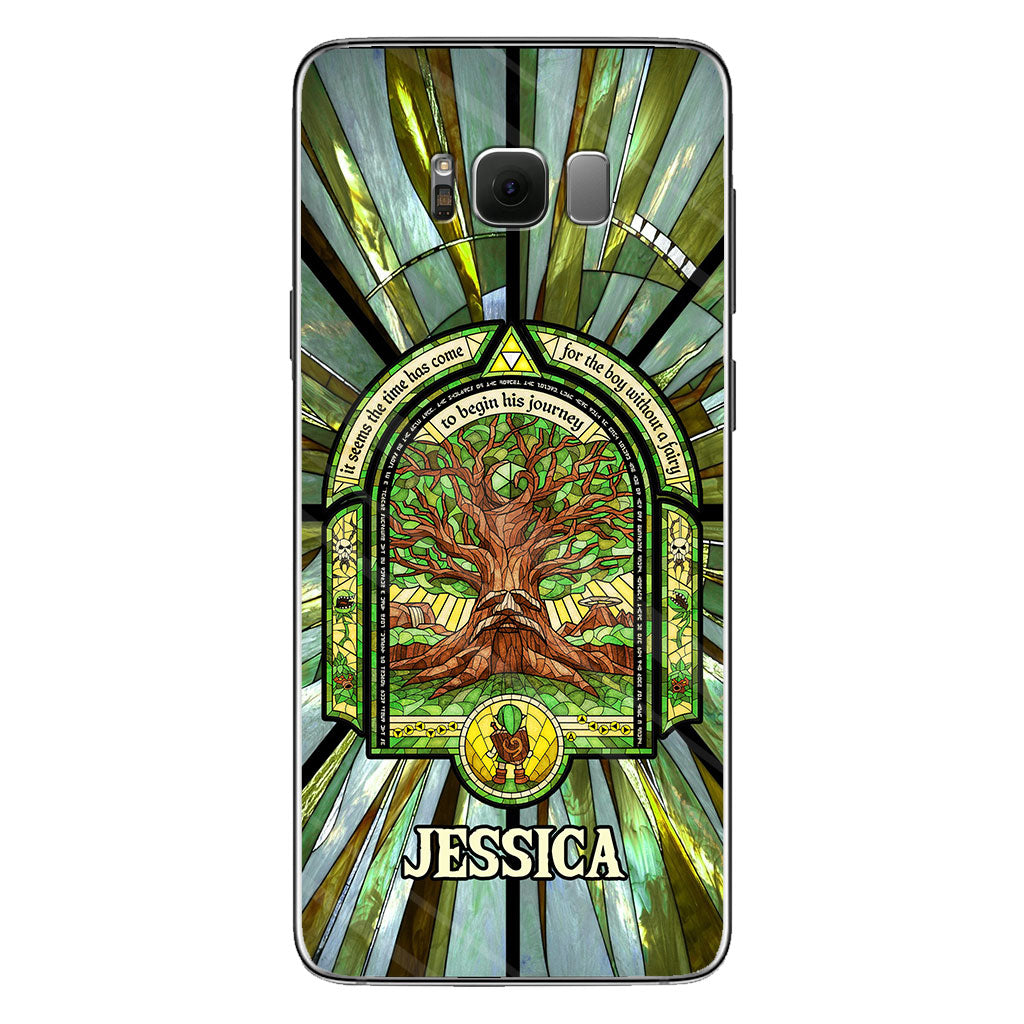 Stainted Glass Game - Personalized The Hero's Legend Phone Case