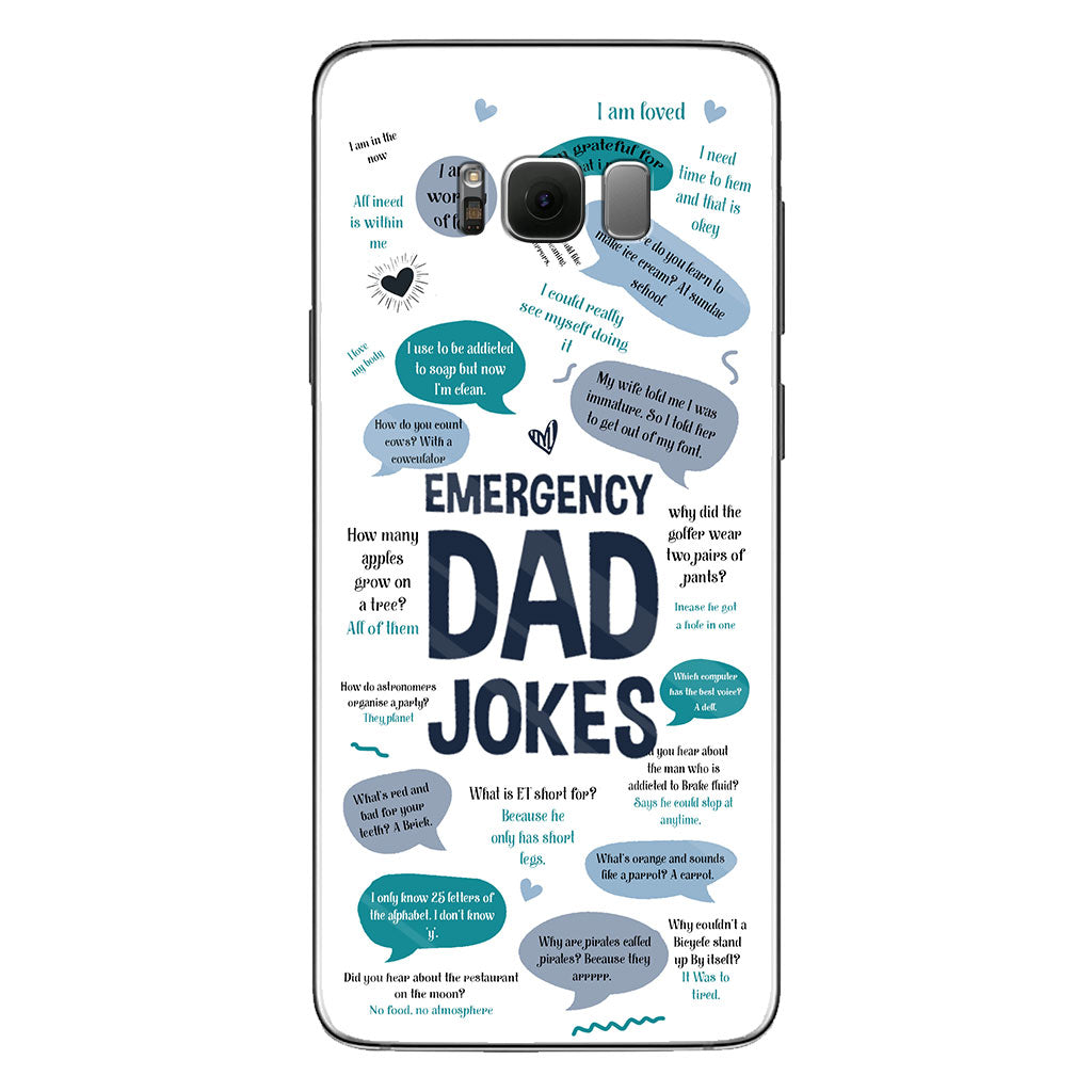 Emergency Dad Jokes - Father's Day Phone Case