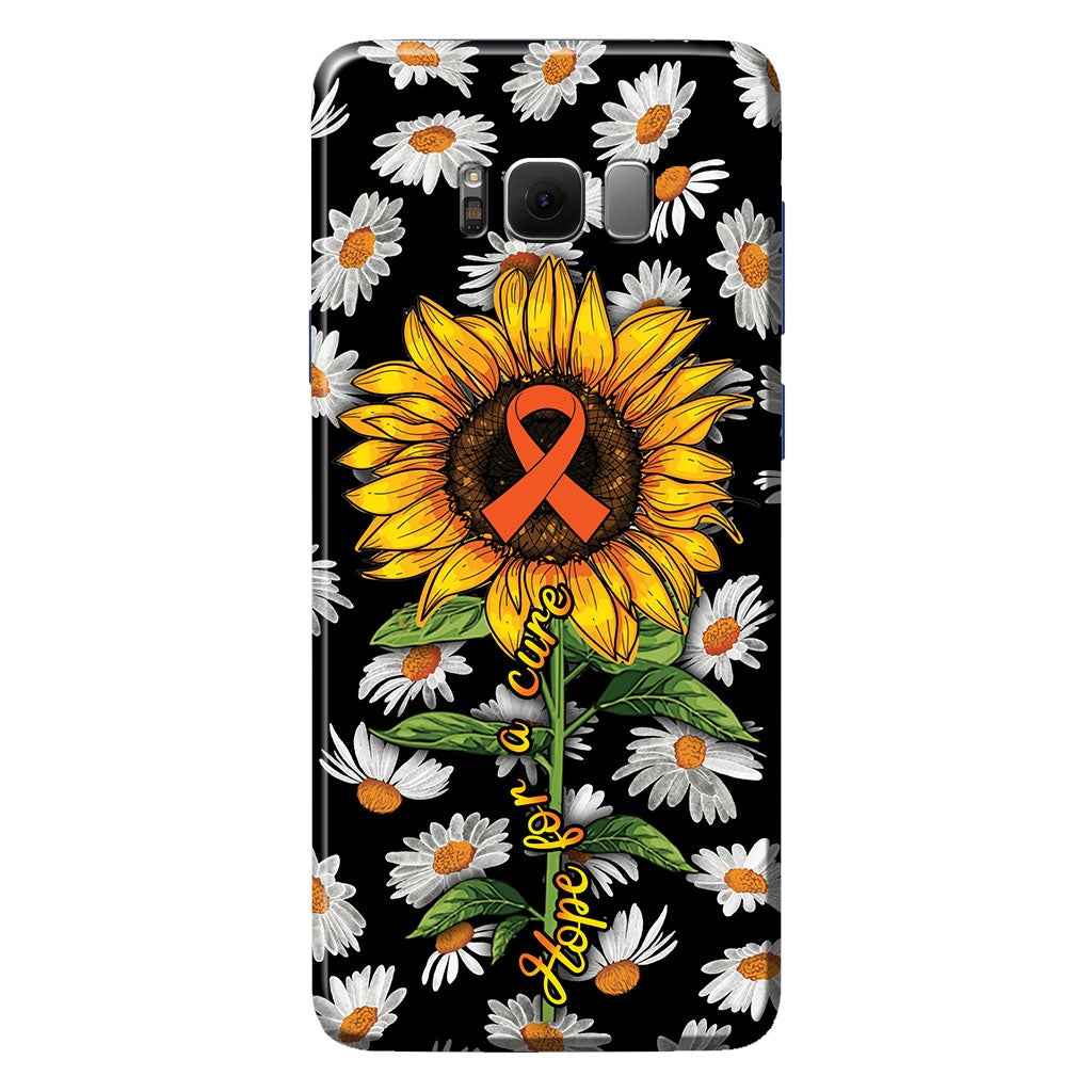 Hope For A Cure  - Multiple Sclerosis Awareness Phone Case 092021
