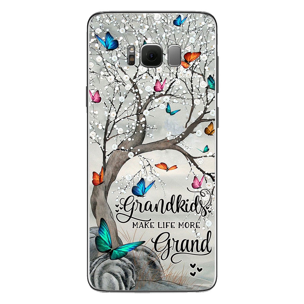 Grandkids Make Life More Grand - Personalized Grandma Phone Case