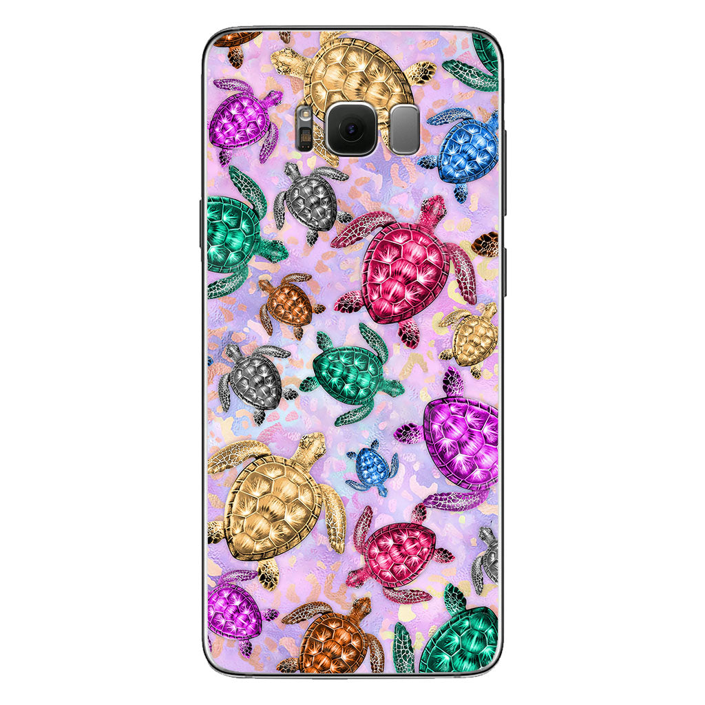 Salty Soul Colorful Turtles Leopard - Phone Case