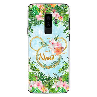 Tropical Mouse Ears Nana - Personalized Grandma Phone Case