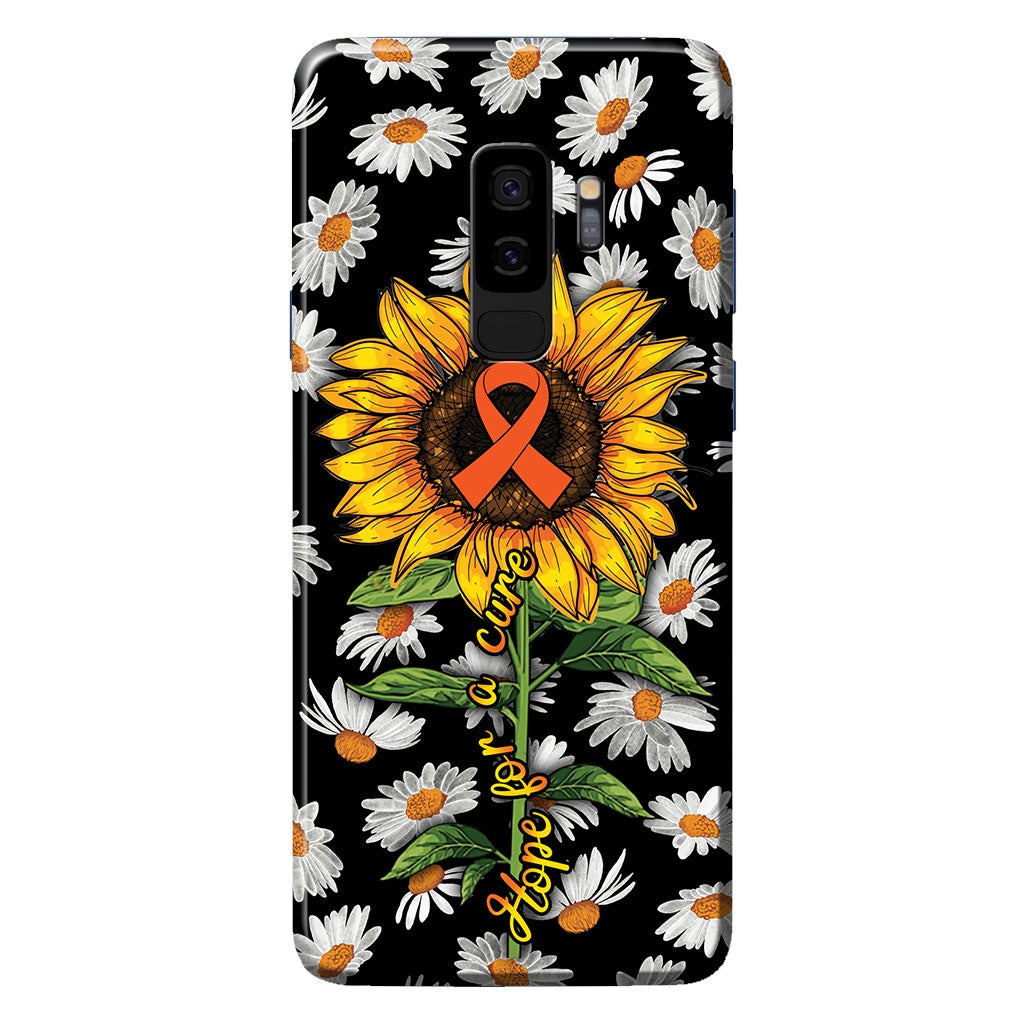 Hope For A Cure  - Multiple Sclerosis Awareness Phone Case 092021