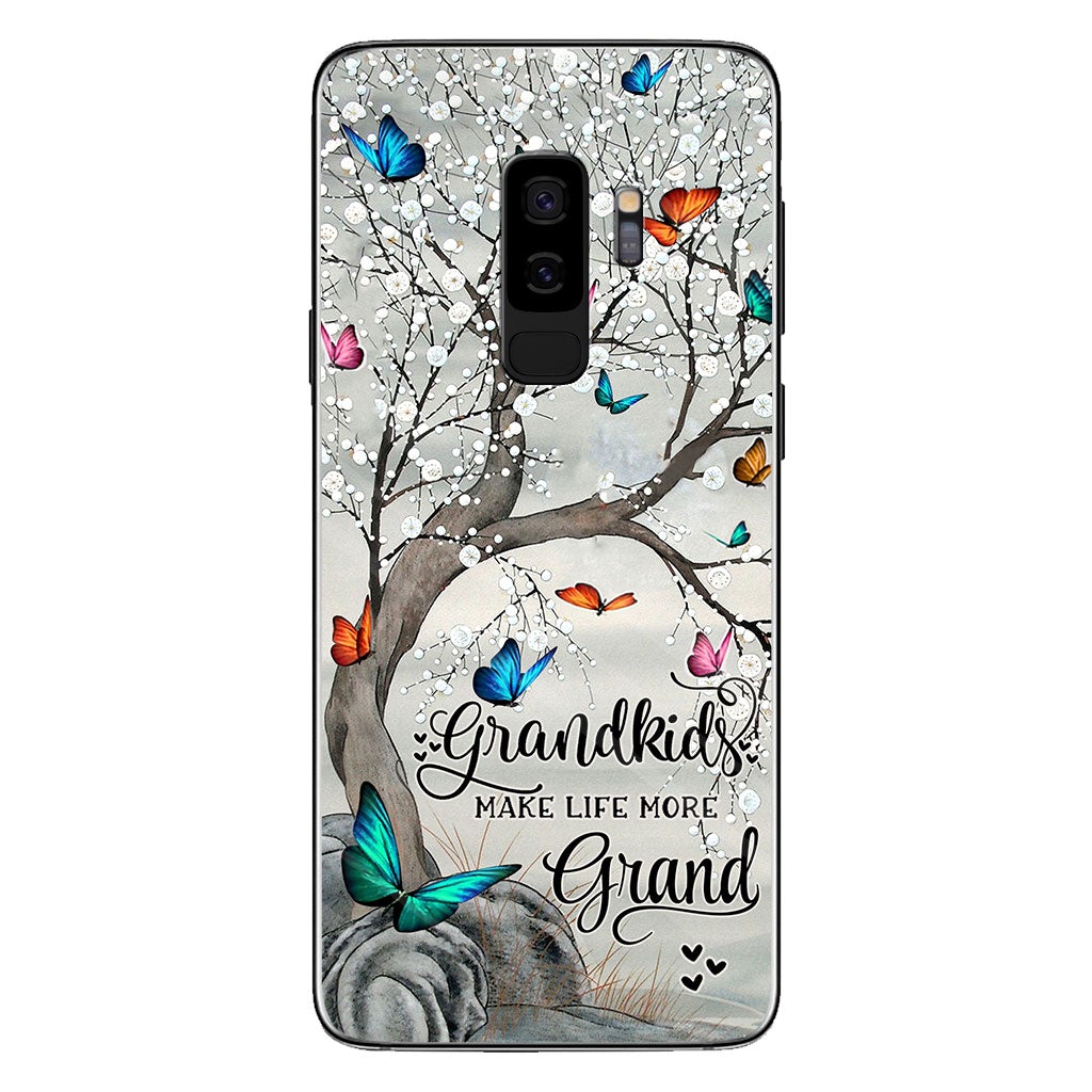 Grandkids Make Life More Grand - Personalized Grandma Phone Case