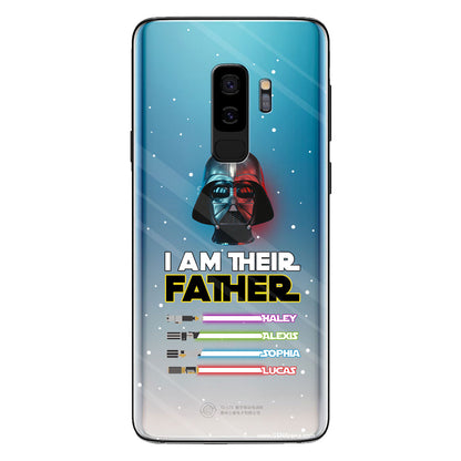 I Am Their Father - Personalized Father Clear Phone Case