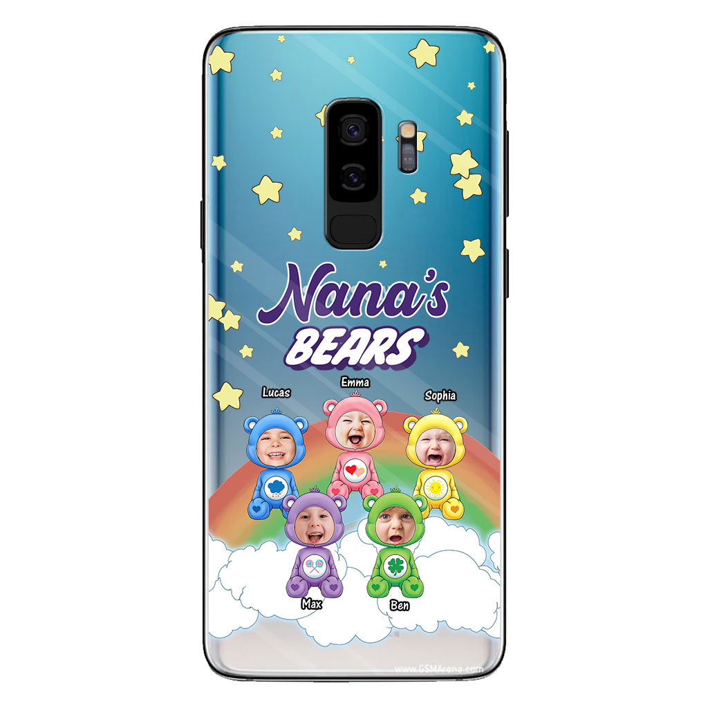 Mama's Bears - Personalized Mother Clear Phone Case