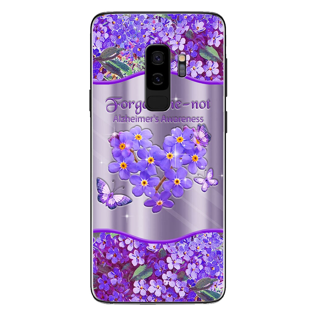 Forget-me-not - Alzheimer Awareness Personalized Phone Case