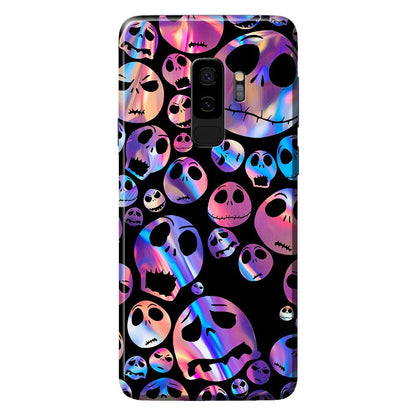 Hello Darkness Nightmare Purple Hologram Personalized Phone Case