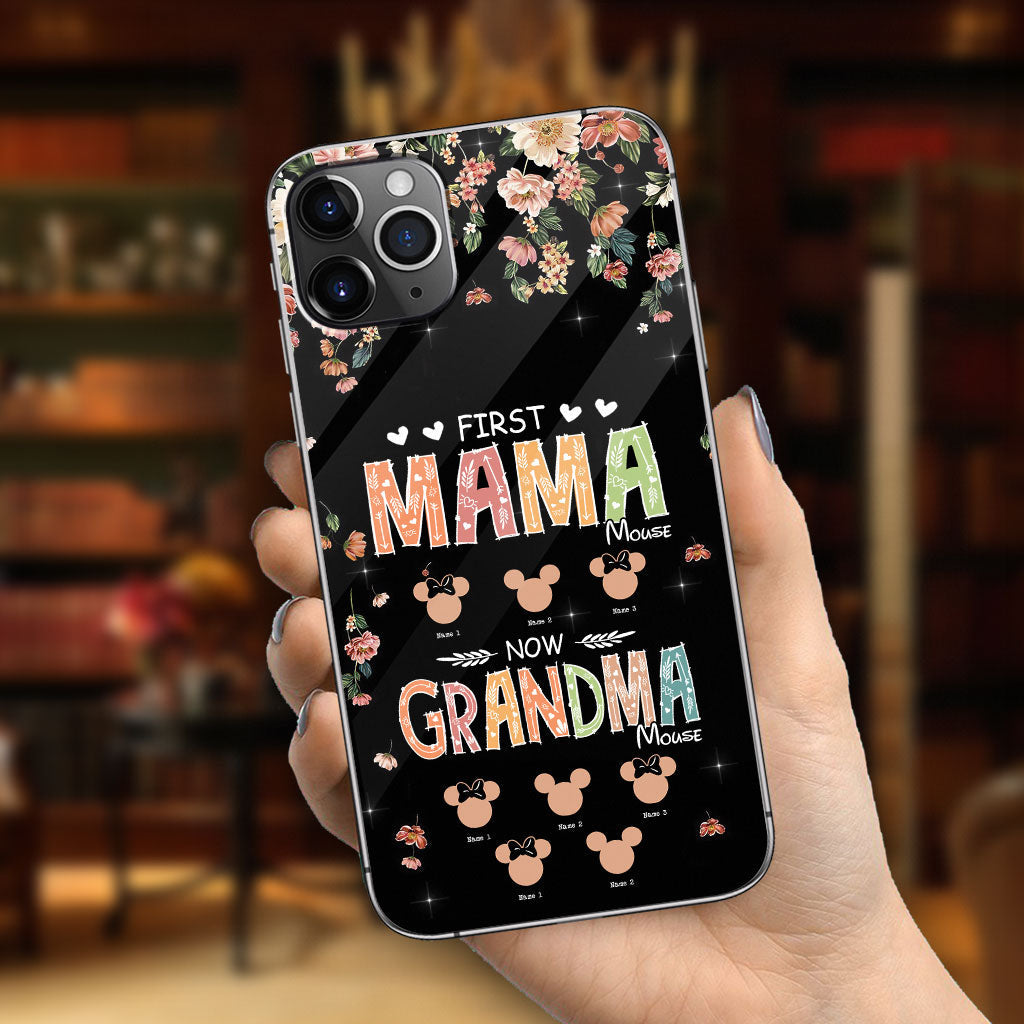 First Mama Mouse Now Grandma Mouse - Personalized Mother's Day Grandma Phone Case