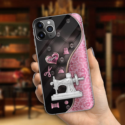 Love Sewing - Personalized Sewing Phone Case