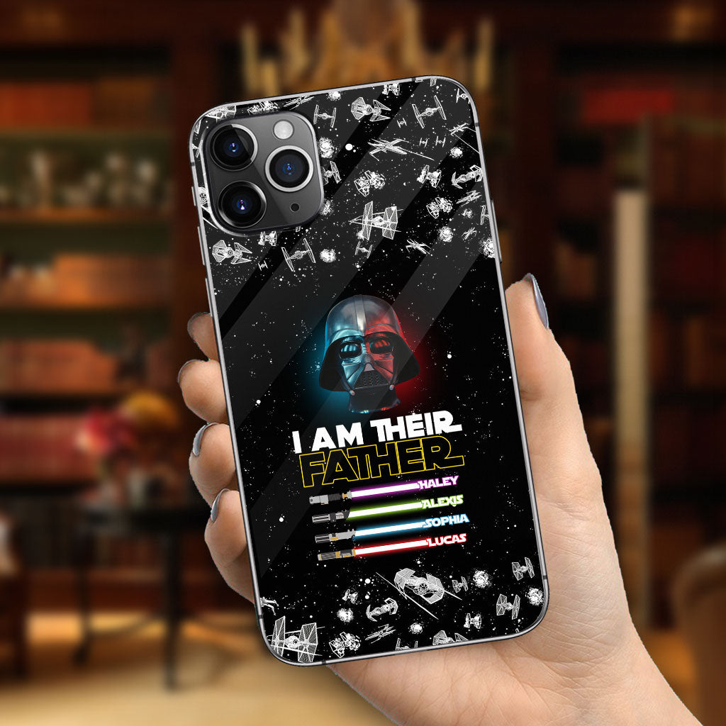 I Am Their Father - Personalized Father's Day The Force Phone Case