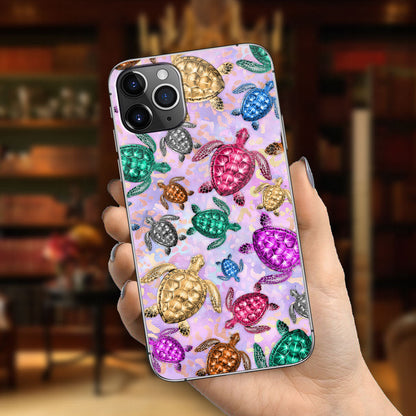 Salty Soul Colorful Turtles Leopard - Phone Case