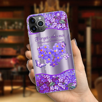 Forget-me-not - Alzheimer Awareness Personalized Phone Case