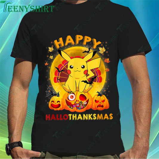 Happy Hallothanksmas The Force T-shirt and Hoodie 0823
