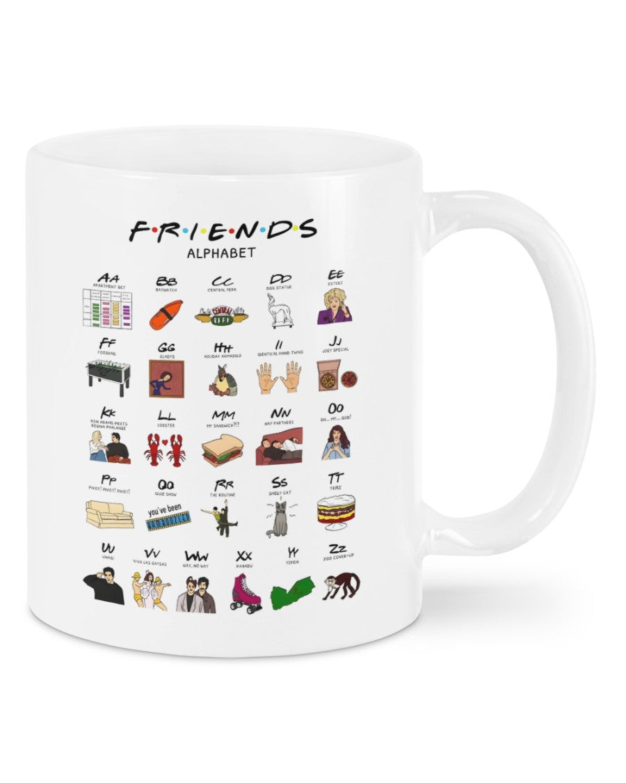 Friends Alphabet Mug 1122