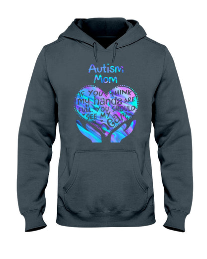 Autism Mom You Should See My Heart - Autism Awareness T-shirt and Hoodie 0520