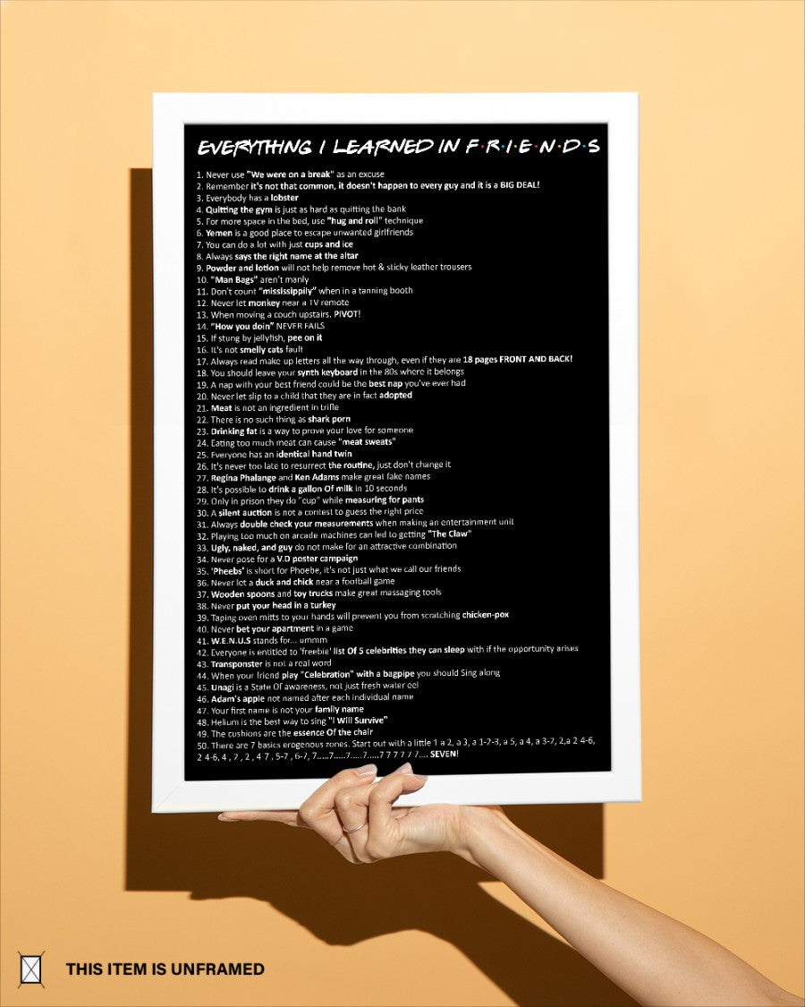 Everything I Learned - Canvas And Poster 1122