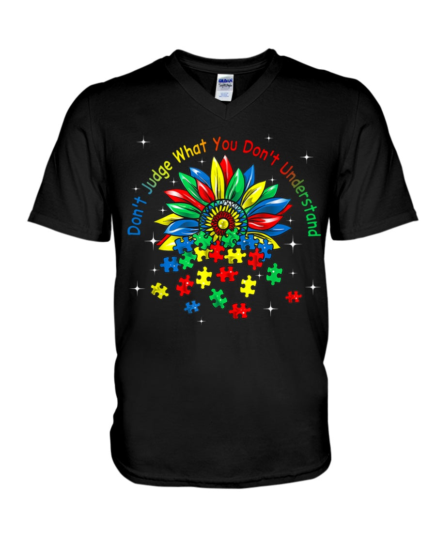 Don't Judge What You Don't Understand - Autism Awareness T-shirt and Hoodie 0520