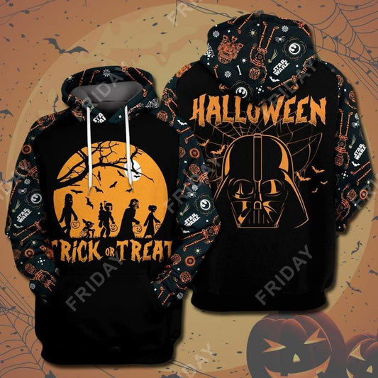 Trick Or Treat The Force All Over Shirt 0823