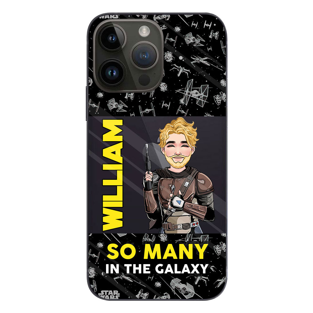 So Many In The Galaxy - Personalized The Force Clear Phone Case