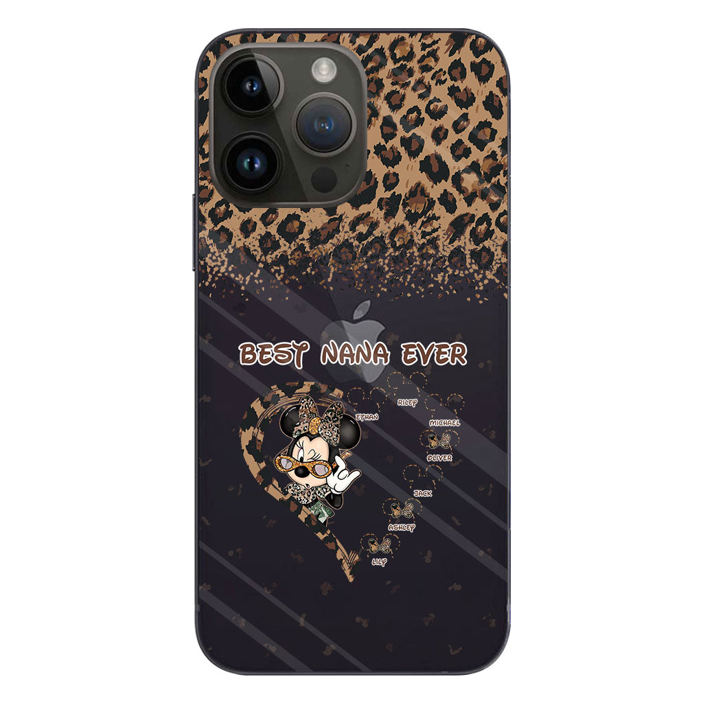 Best Grandma Ever - Personalized Grandma Clear Phone Case