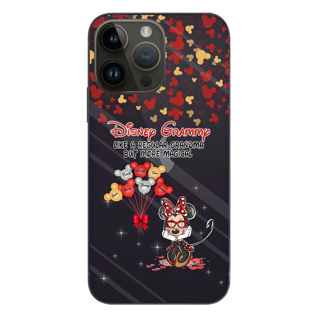 Like A Regular Grandma But More Magical - Personalized Grandma Clear Phone Case