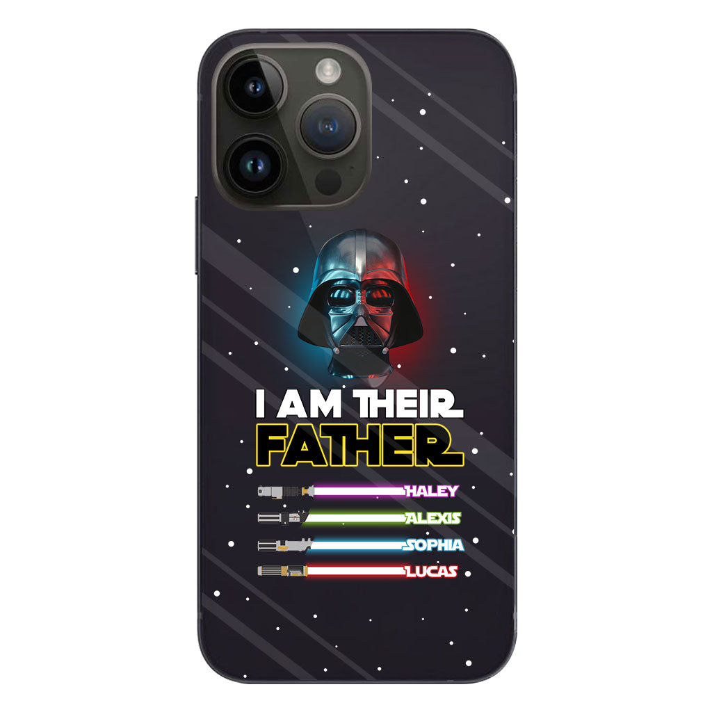 I Am Their Father - Personalized Father Clear Phone Case